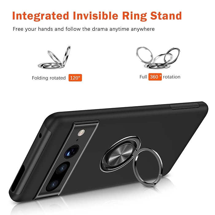 Coque hybride magnétique invisible pour Google Pixel 7A Coque hybride magnétique invisible pour Google Pixel 7A